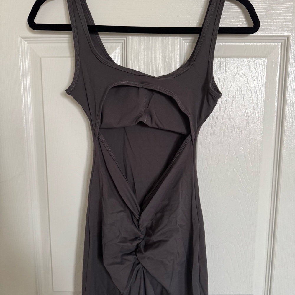 Purple/Grey Workout Jumpsuit - Picture 4 of 4